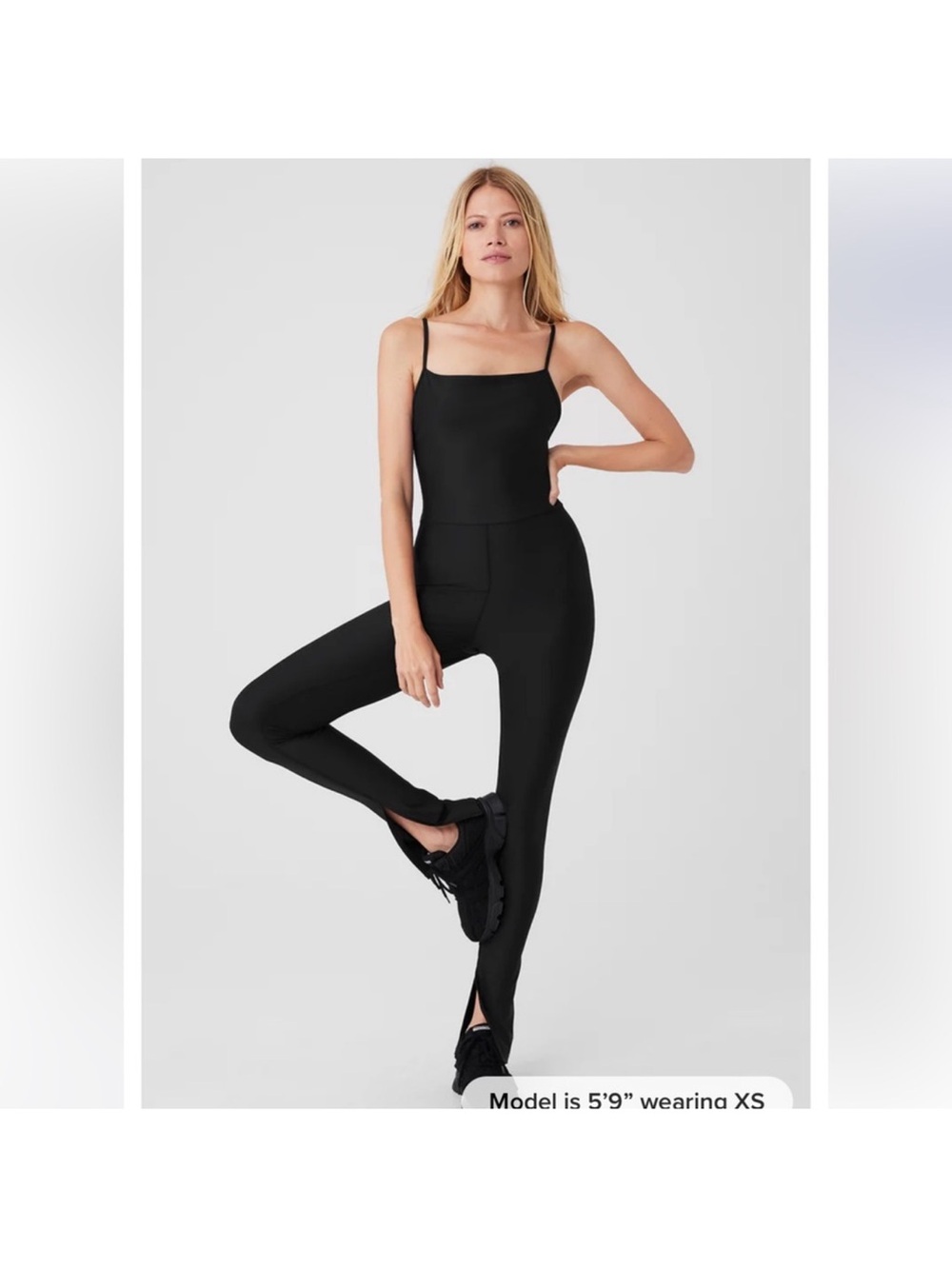 ALO Yoga Black Slim Jumpsuit